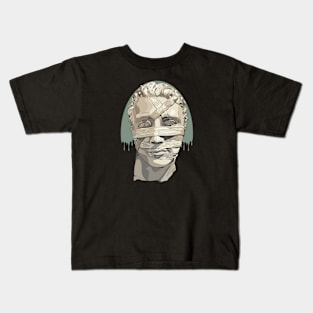 Head of St. John the Baptist - Colored Kids T-Shirt
